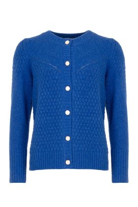 Soft Cardigan Jeans Blue