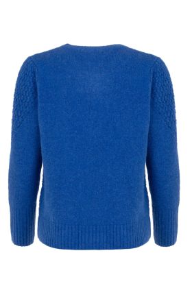 Soft Cardigan Jeans Blue