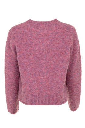 Cardigan Boucle Knit Amaranth