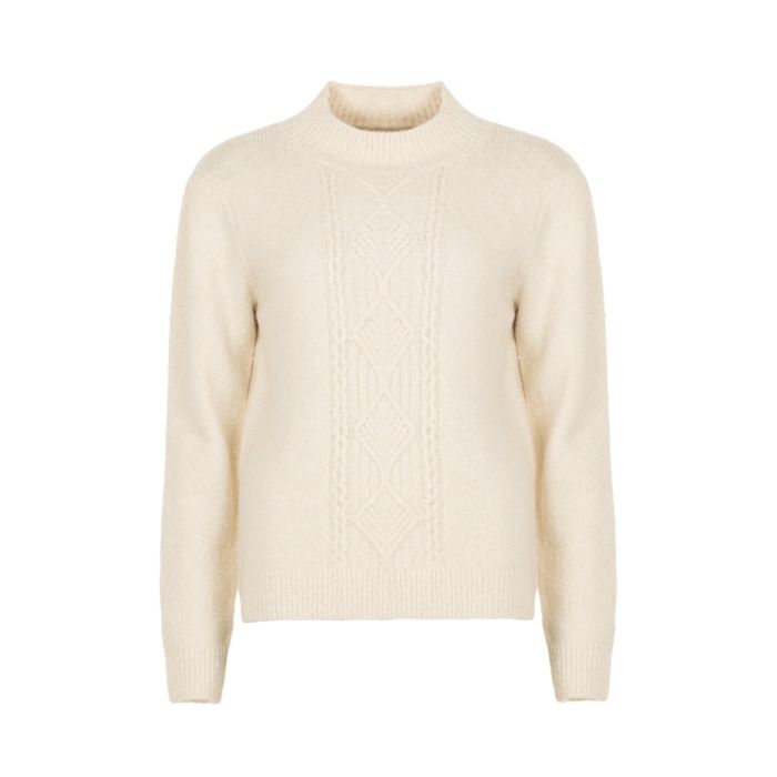 Lurex pull Off White